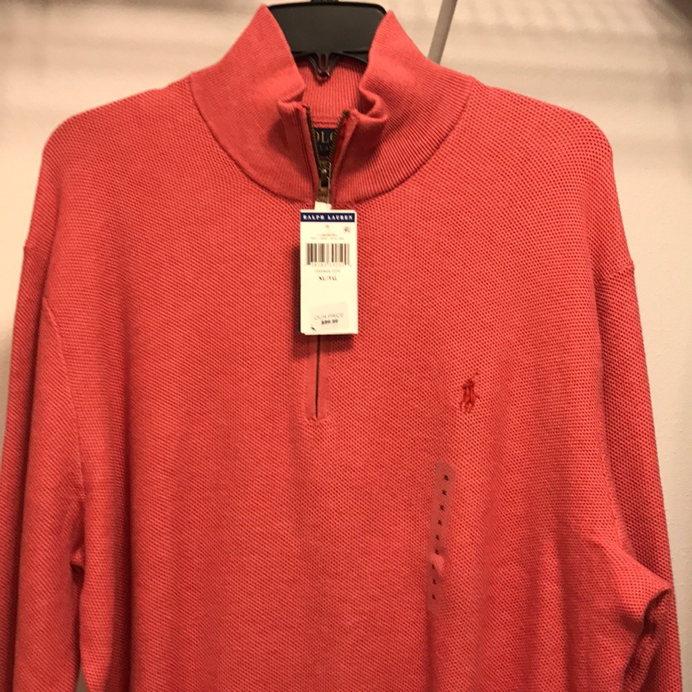 POLO Ralph Lauren Orange Heather Sweater Men’s XL